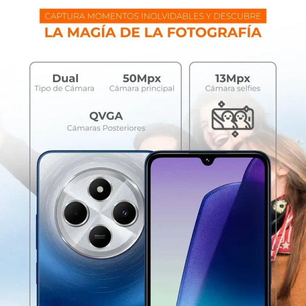 Celular REDMI 14C 256 GB 4G Azul - Imagen 2