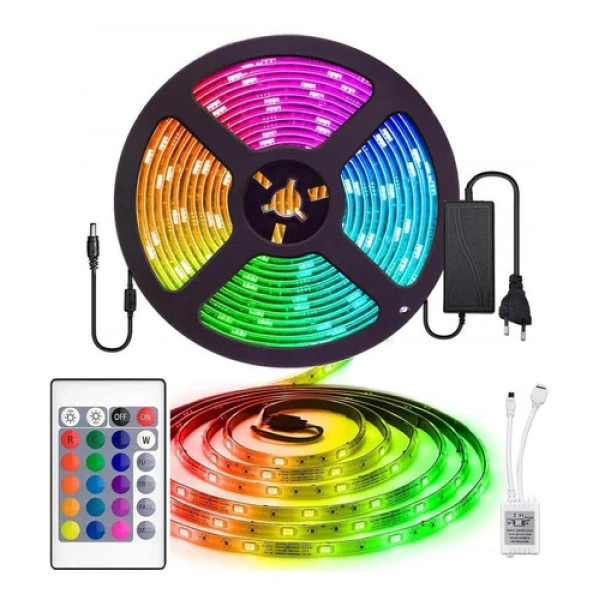 Cinta Luz Led Multicolor 10M Rgb Bluetooth Control Rítmico - Imagen 2