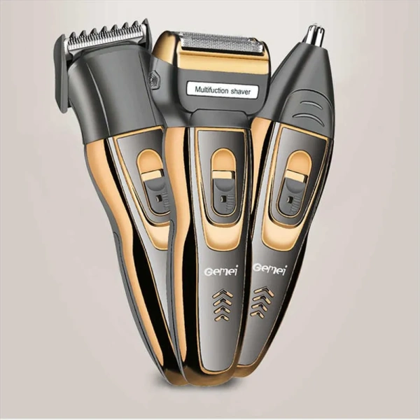 Maquina Afeitar Electrica Recargable 3 En 1 Geemy - Imagen 4