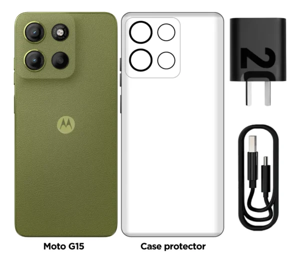 Motorola Moto G15 256gb 4gb Ram Verde - Imagen 4